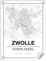Tuinposter ZWOLLE (Overijssel) - 60x80cm