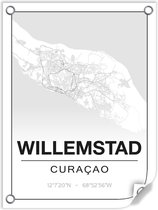 Tuinposter WILLEMSTAD (Curcacao) - 60x80cm