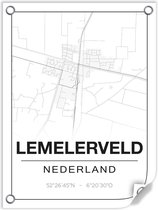 Tuinposter LEMELERVELD (Nederland) - 60x80cm