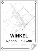 Tuinposter WINKEL (Noord-Holland) - 60x80cm
