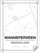 Tuinposter WANNEPERVEEN (Nederland) - 60x80cm