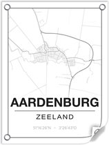 Tuinposter AARDENBURG (Zeeland) - 60x80cm