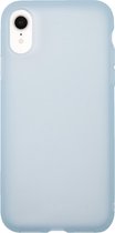 BMAX Latex soft case hoesje voor Apple iPhone Xr / Soft cover / Telefoonhoesje / Beschermhoesje / Telefoonbescherming - Lichtblauw