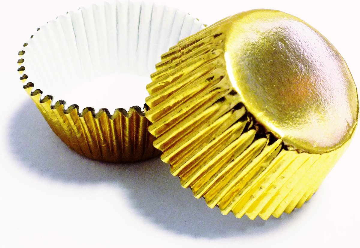 Cupcake Cups PME Goud Mini 45 stuks