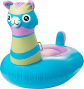 Enjoy Summer Opblaasdier Alpaca 120 Cm Pvc Blauw/groen/paars