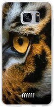 Samsung Galaxy S7 Edge Hoesje Transparant TPU Case - Tiger #ffffff