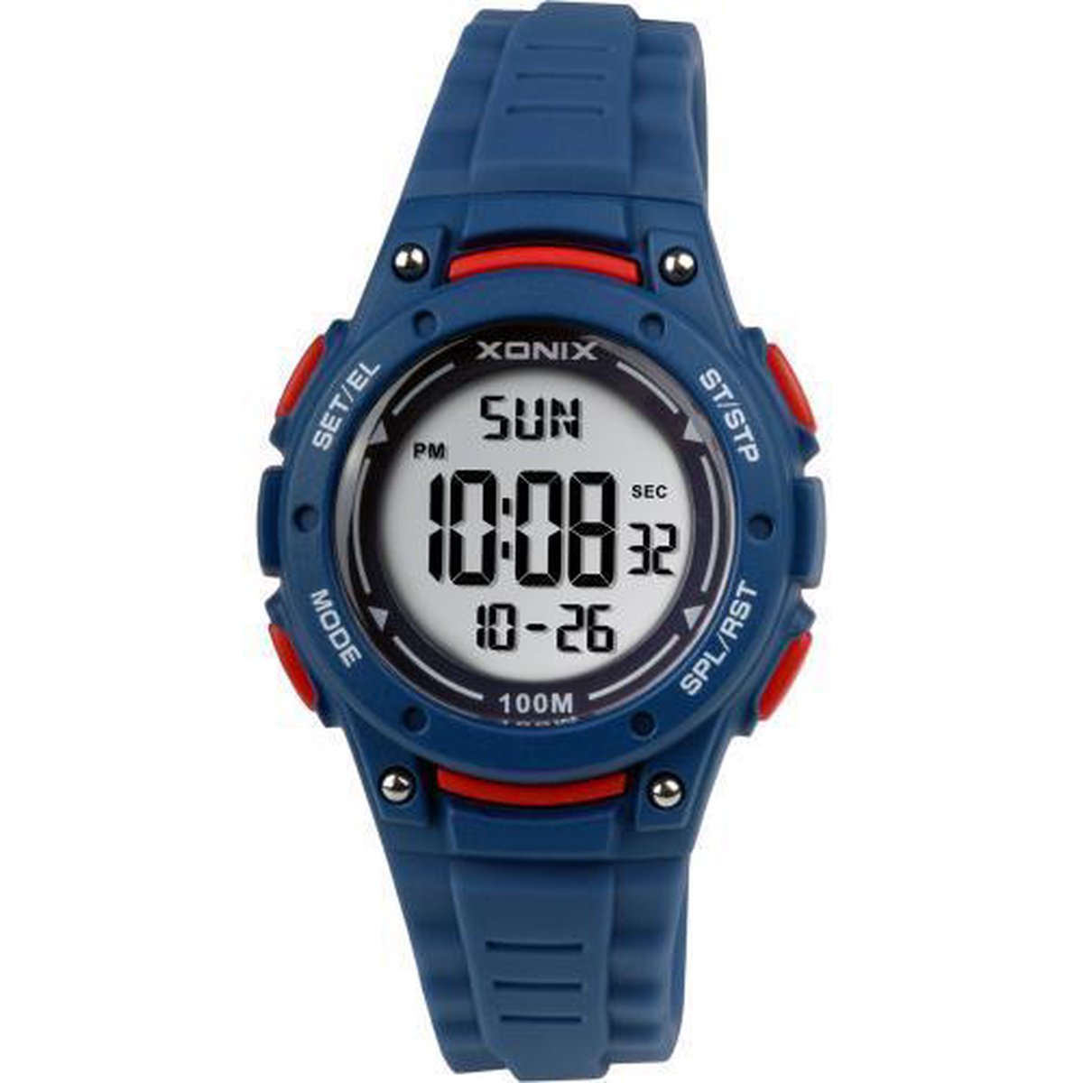 Blauw Xonix digitaal horloge waterdicht