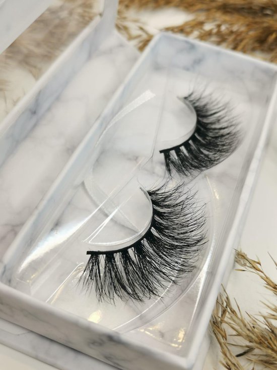 Bol Com Betulxbeauty Lashes Narcis Real Mink Lashes 3d Eyelash Plakwimpers Herbruikbare