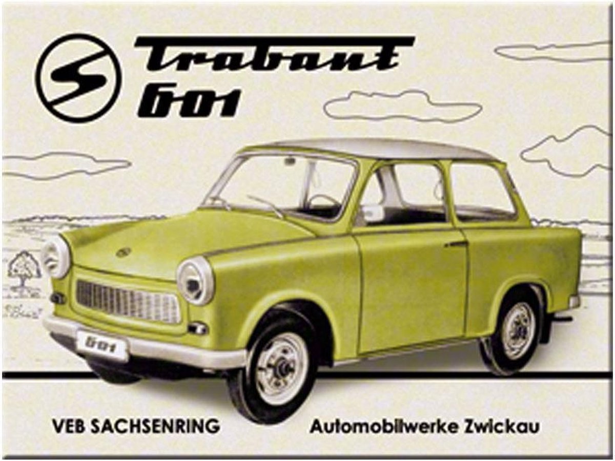 Trabant 601 Magneet 6x8 cm