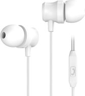 MANI Oordopjes - Geschikt voor Android, Samsung en Apple- In ear oortjes handig voor Hardlopen en Sport- Wit
