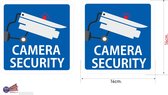 Camera Security  stickers set.