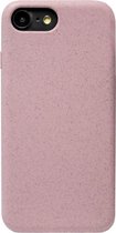 ADEL Tarwe Stro TPU Back Cover Softcase Hoesje Geschikt voor iPhone 6(S) Plus - Duurzaam afbreekbaar Milieuvriendelijk Roze
