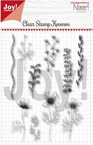 Joy!Crafts • clear stempel Noor condoleance kosmos bloemenJoy!Crafts • clear stempel Noor condoleance kosmos bloemen