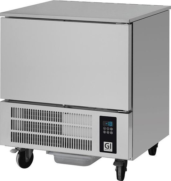 Gastro-Inox snelvriezer 5x GN1/1 of 5x 600x400mm