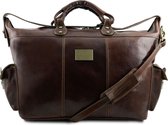 Tuscany Leather - Leren reistas 'Porto' - Donkerbruin - TL140938