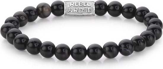 Rebel & Rose Stones Only Black Velvet - 8mm
