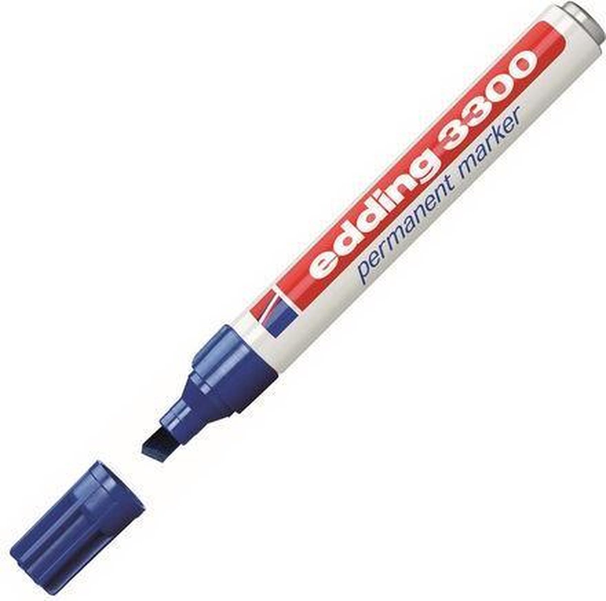 Viltstift edding 3300 schuin blauw 1-5mm - 10 stuks - 10 stuks