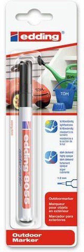 edding-outdoor-marker-zwart-5-stuks-8055-bol