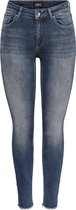 Only ONLBLUSH LIFE MID SK ANK  RW REA422 NOOS Special Blue Grey Denim Dames Jeans - Maat XL X L30