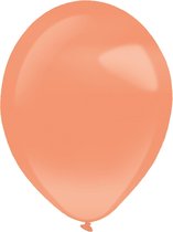 Amscan Ballonnen Parel 28 Cm Latex Oranje 50 Stuks
