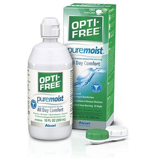 OPTI-FREE® PureMoist® alles-in-één lenzenvloeistof