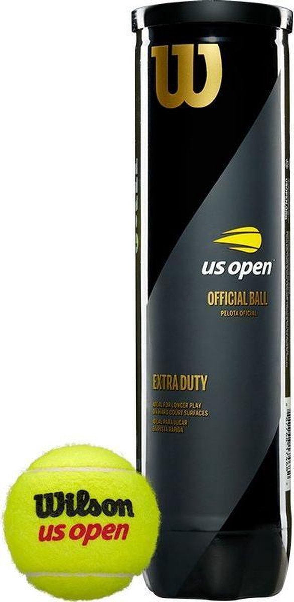 Wilson US Open Original - Tennisballen - 4 Stuks - Geel | bol.com