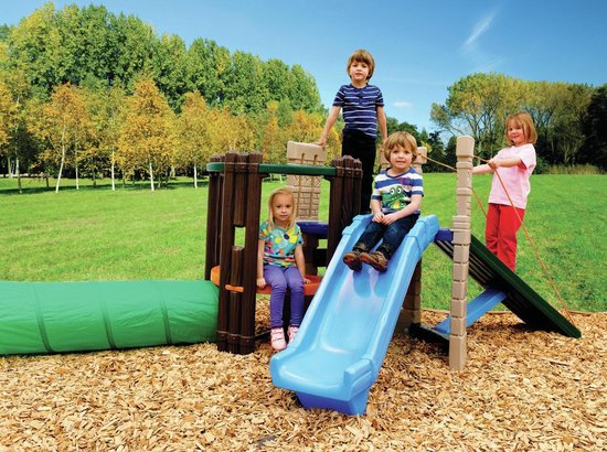 Little Tikes Klimrek met Glijbaan en Speeltunnel - Speeltoestel
