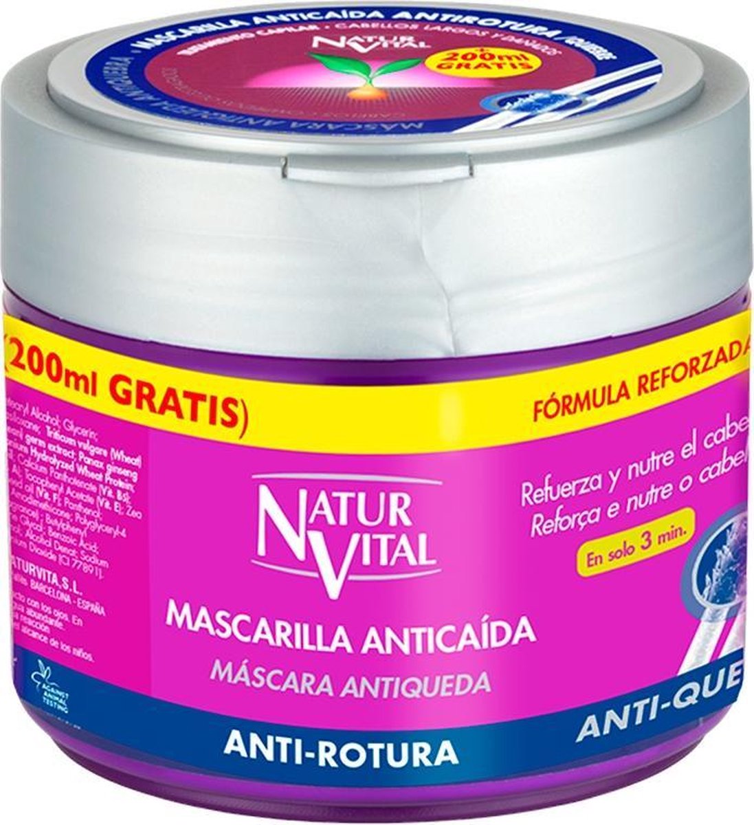 Anti-haaruitval crème Naturaleza y Vida (500 ml)
