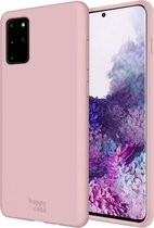 HappyCase Hoesje Siliconen Back Cover Roze Geschikt voor Samsung Galaxy S20 Plus