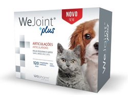 WePharm WeJoint PLUS - 120 Tabletten - Ondersteuning Voor De Gewrichten Voor Kleine Honden & Katten - Natuurlijk Supplement
