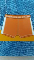 Oranje Boxershort - Maat M