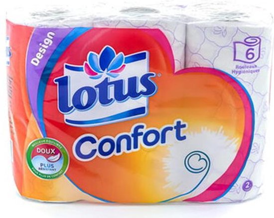 extract helemaal Ouderling Lotus Toiletpapier - Voordeelverpakking 6 Rollen | bol.com