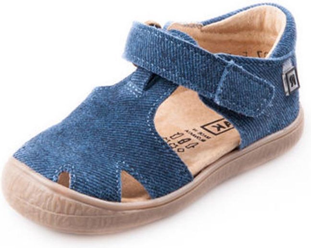 Leren sandalen - jongens/meisjes - blauw/jeans - maat 26