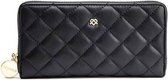 Gunas New York – Uptown Zipper Wallet Black – Vegan Portemonnee – Zwart