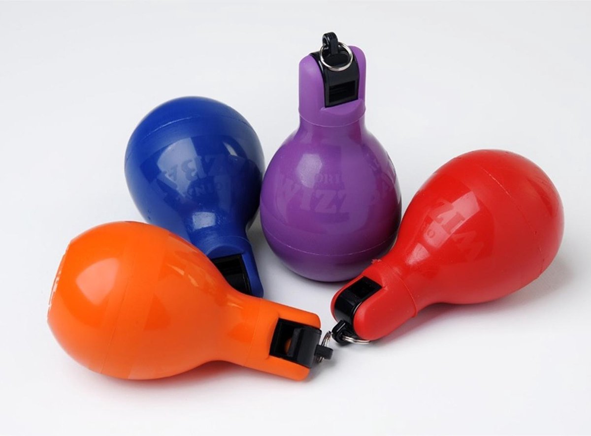 Wizzball | Peerfluit |Handfluit | Original Wizzball | Hygiënische squeezy whistle |Oranje | Trainingsmateriaal - Wizzball