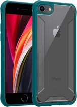 Bumper Hoesje geschikt voor Apple iPhone 7 / 8 / SE 2020 / SE 2022 - Groen - Shockproof