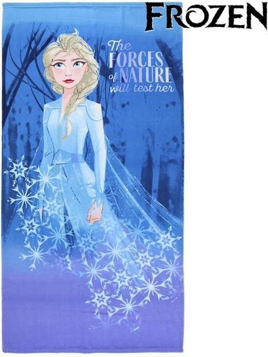 Strandlaken Elsa - Disney Frozen Badhanddoek | bol.com