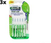 Gum Travler Ragers - 1.1mm Groen - 3 x 6 stuks