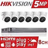 5 MP HIKVISION CCTV-beveiligingssysteem - Full HD 4K Turbo DVR - 8CH