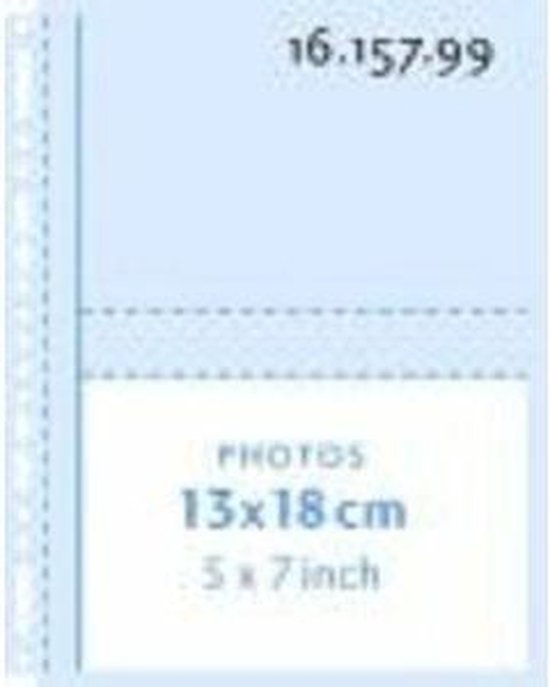 Staan voor importeren ik betwijfel het Insteekhoes - Henzo - 10 stuks voor 40 foto's liggend - Fotomaat 13x18 cm -  Transparant | bol.com