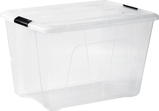 IRIS Topbox Opbergbox - 60L - 2 stuks - Transparant
