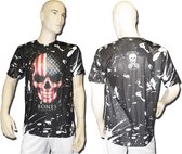 Bones Sportswear Shirt American Skull Maat XS