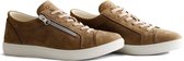 Travelin Yport - Leren dames sneakers - Cognac - Maat 36