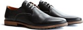 Travelin Manchester Leather - Leren veterschoenen - Donkergrijs - Maat 40