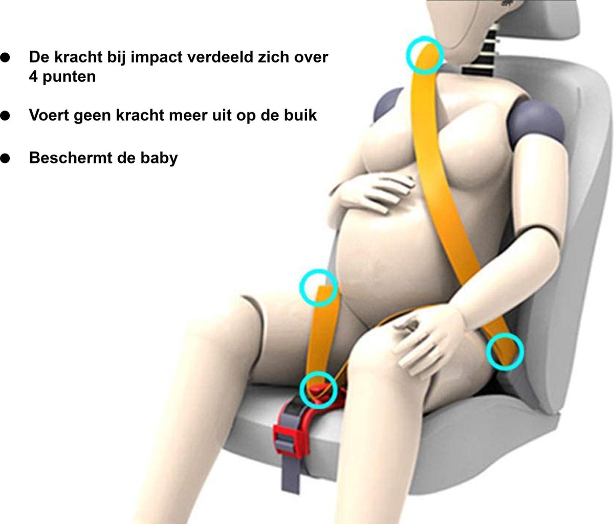 Ceinture de maternité de voiture - Femme enceinte - Protégez votre