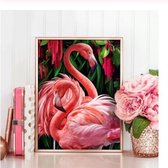 Diamond painting flamingo 40 x 50 cm