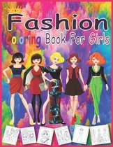 Fashion Coloring Book For Girls