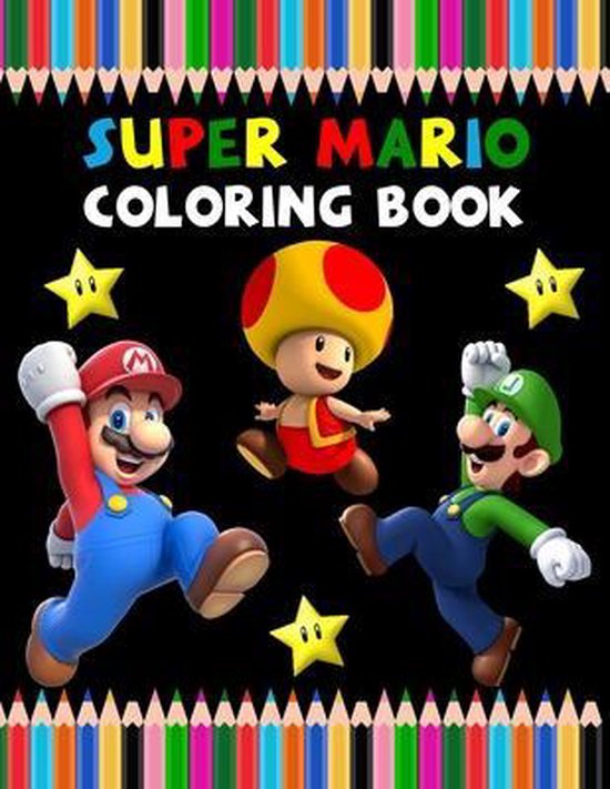 Super Mario: Jumbo Coloring Book