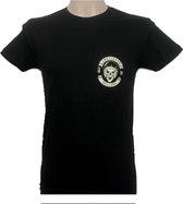 T-Shirt - Voor en Achter Geprint - Casual T-Shirt - Fun T-Shirt - Fun Tekst - Lifestyle T-Shirt - Biker - Skull - Amsterdam - Holland Established 1275 - souvenir - M
