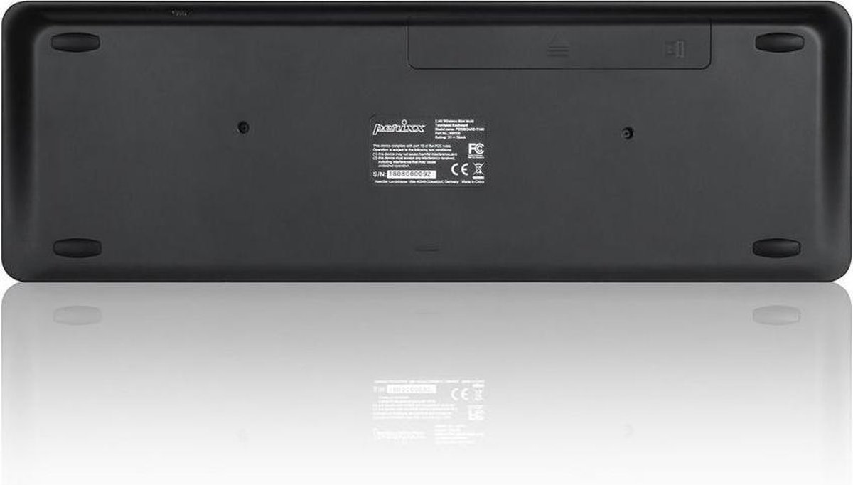 Perixx Periboard-716 III draadloos mini toetsenbord incl. Touchpad QWERTY